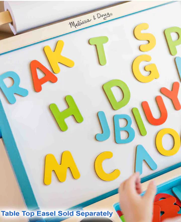 Melissa & Doug Magnetic Wooden Alphabet - Image 2