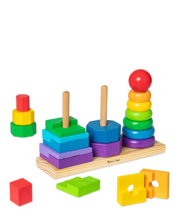 Melissa & Doug Geometric Stacker - Image 2