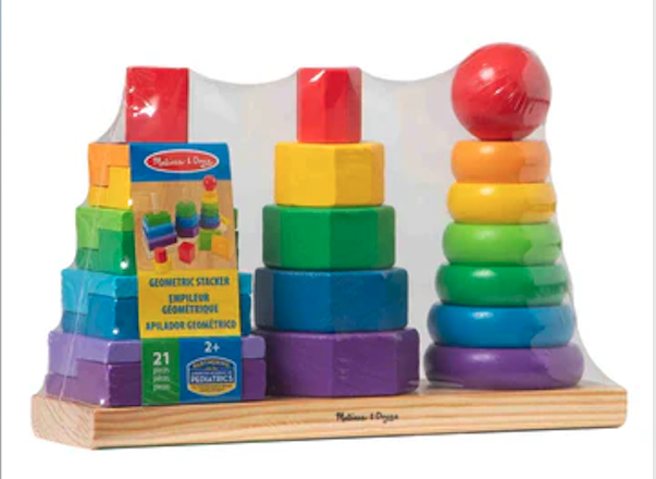 Melissa & Doug Geometric Stacker