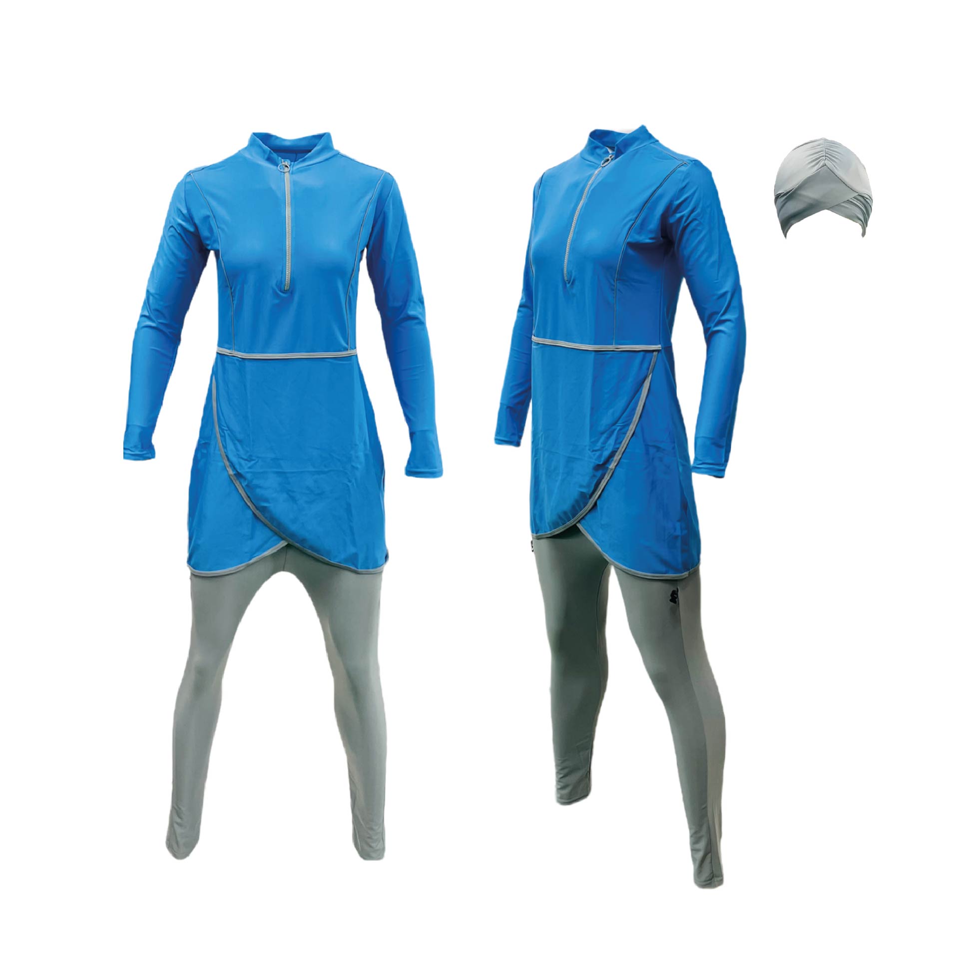 Burkini Blue Grey 3 Piece