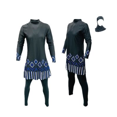 Burkini Grey Royal 3 Piece