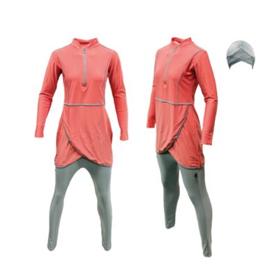 Burkini Pink Grey 3 Piece