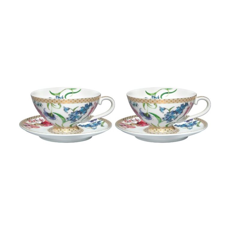Maxwell & Williams Mystique Demi Cup & Saucer, Set of 2