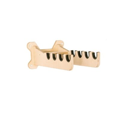MANI Padel & Tennis Racket Rack – 4 Racket Wall Mount Storage
